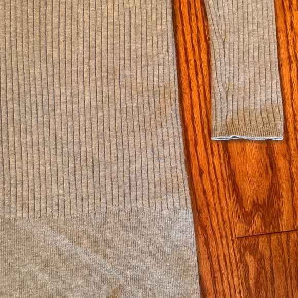 Dynamite Grey Ribbed Turtleneck Dress - Picture 4 of 9